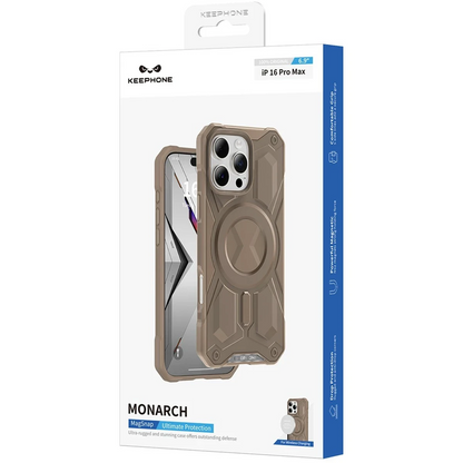 Keephone Apple iPhone 16 Pro Max Monarch Magsafe Kılıf - Siyah