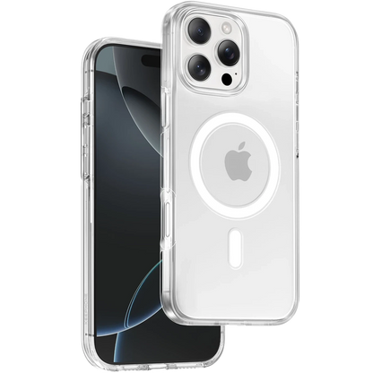 Keephone Apple iPhone 16 Pro Max Non Yellow Şeffaf Magsafe Kılıf - Şeffaf