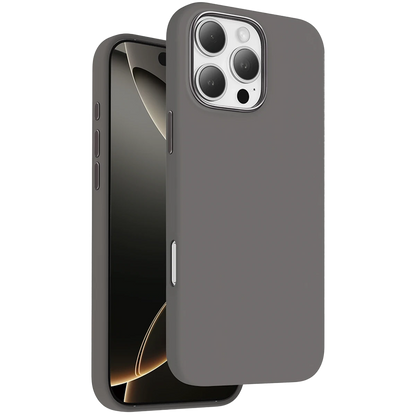 Keephone Apple iPhone 16 Pro Max Rosana Silikon Kılıf - Natural Titanyum