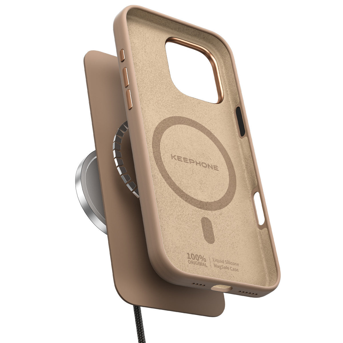 Keephone Apple iPhone 16 Pro Max Rosana Silikon Kılıf
