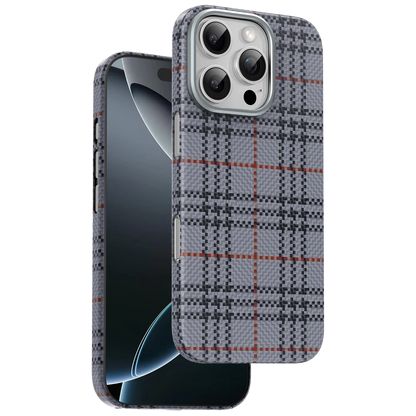 Keephone Apple iPhone 16 Pro Max Scots Kevlar Magsafe Kılıf - Natural Grey