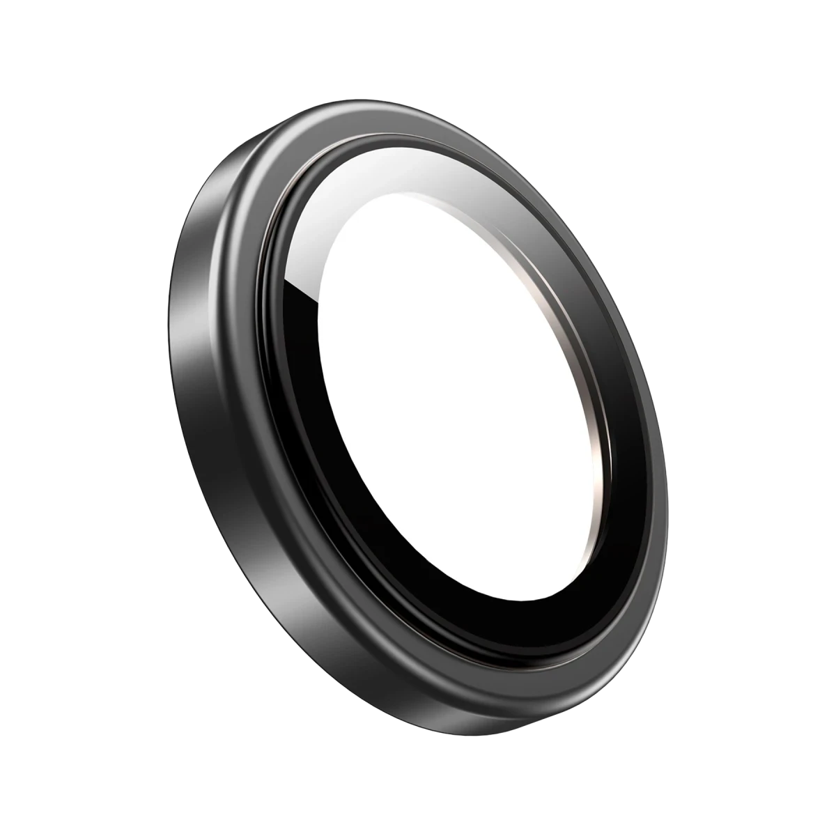 Keephone Apple iPhone 16 Pro Max Silikon Metal Kamera Lens Koruyucu - Siyah