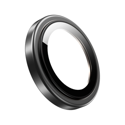 Keephone Apple iPhone 16 Pro Max Silikon Metal Kamera Lens Koruyucu - Siyah