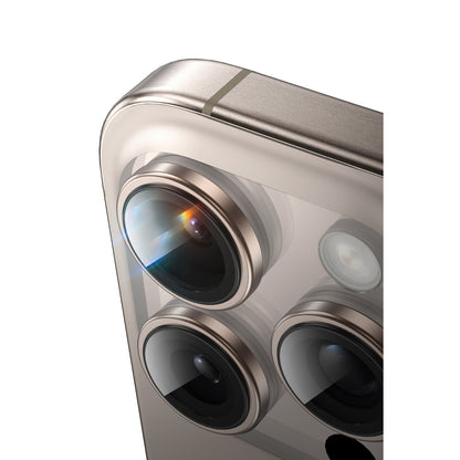 Keephone Apple iPhone 16 Pro Max Silikon Metal Kamera Lens Koruyucu