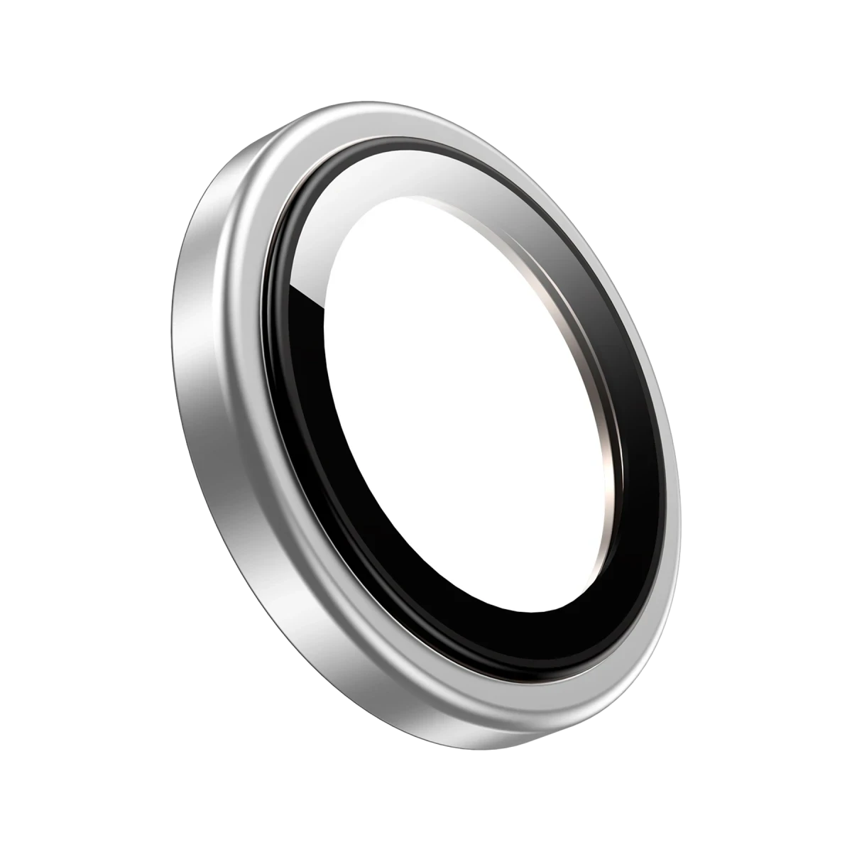Keephone Apple iPhone 16 Pro Max Silikon Metal Kamera Lens Koruyucu - Titanyum