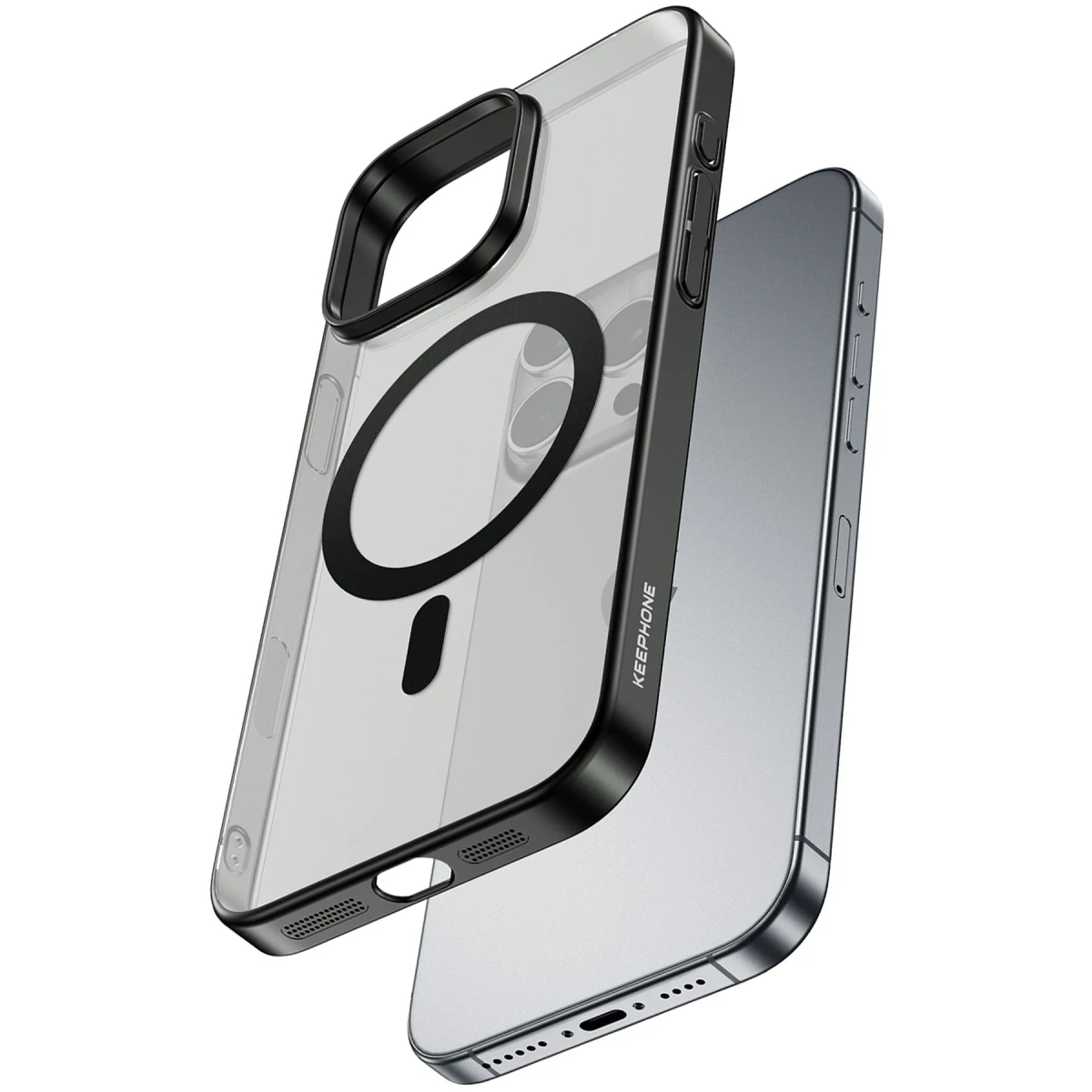 Keephone Apple iPhone 16 Pro Max Skingrip Magsafe Kılıf - Çöl Titanyum