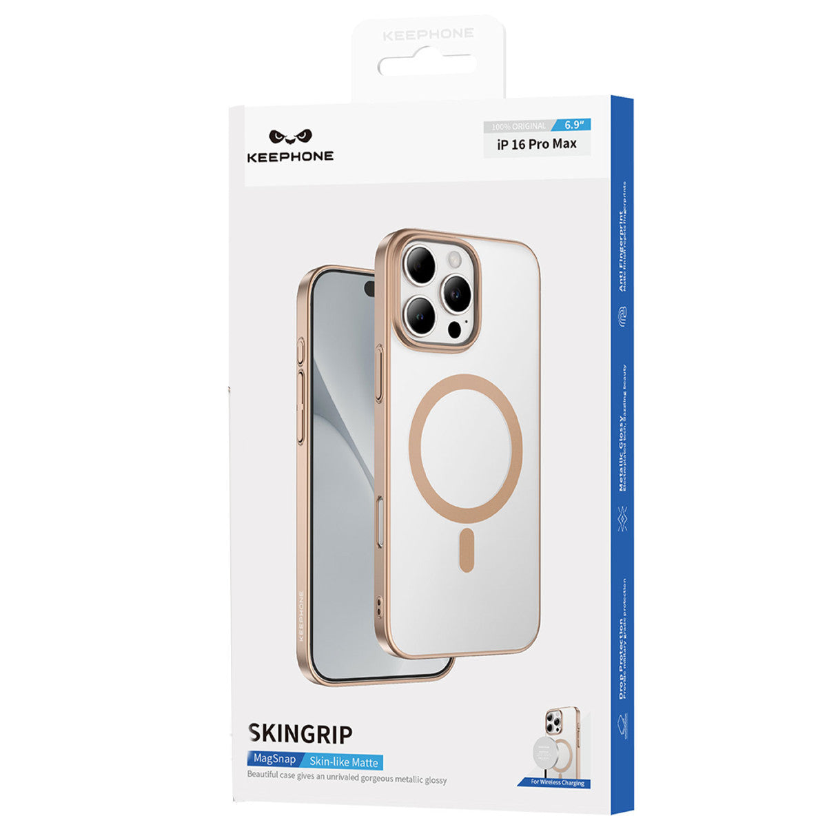 Keephone Apple iPhone 16 Pro Max Skingrip Magsafe Kılıf