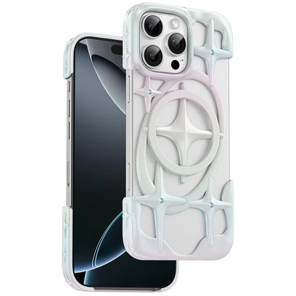 Keephone Apple iPhone 16 Pro Max Stella Magsafe Kılıf - Beyaz