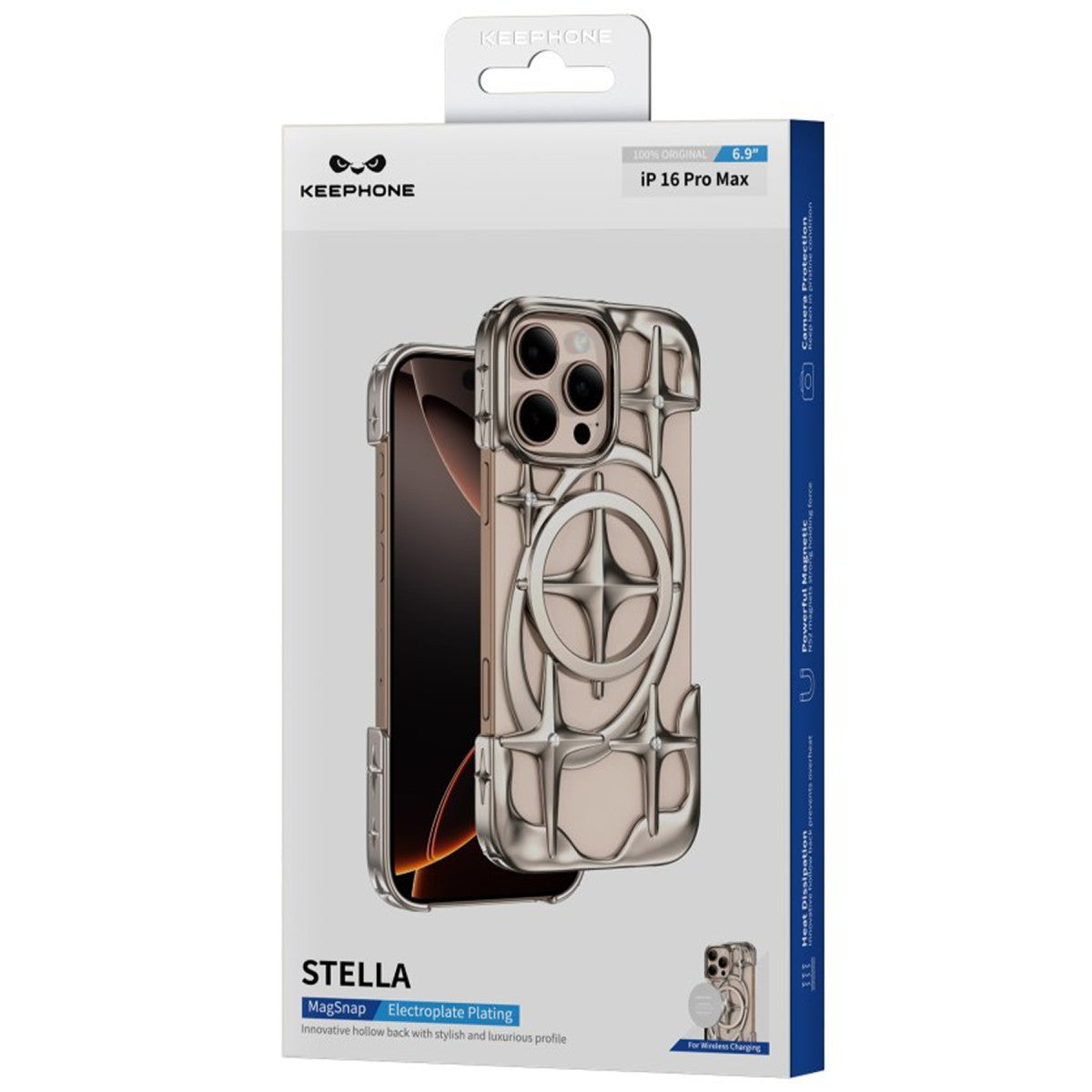 Keephone Apple iPhone 16 Pro Max Stella Magsafe Kılıf