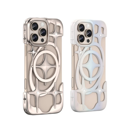 Keephone Apple iPhone 16 Pro Max Stella Magsafe Kılıf - Gold