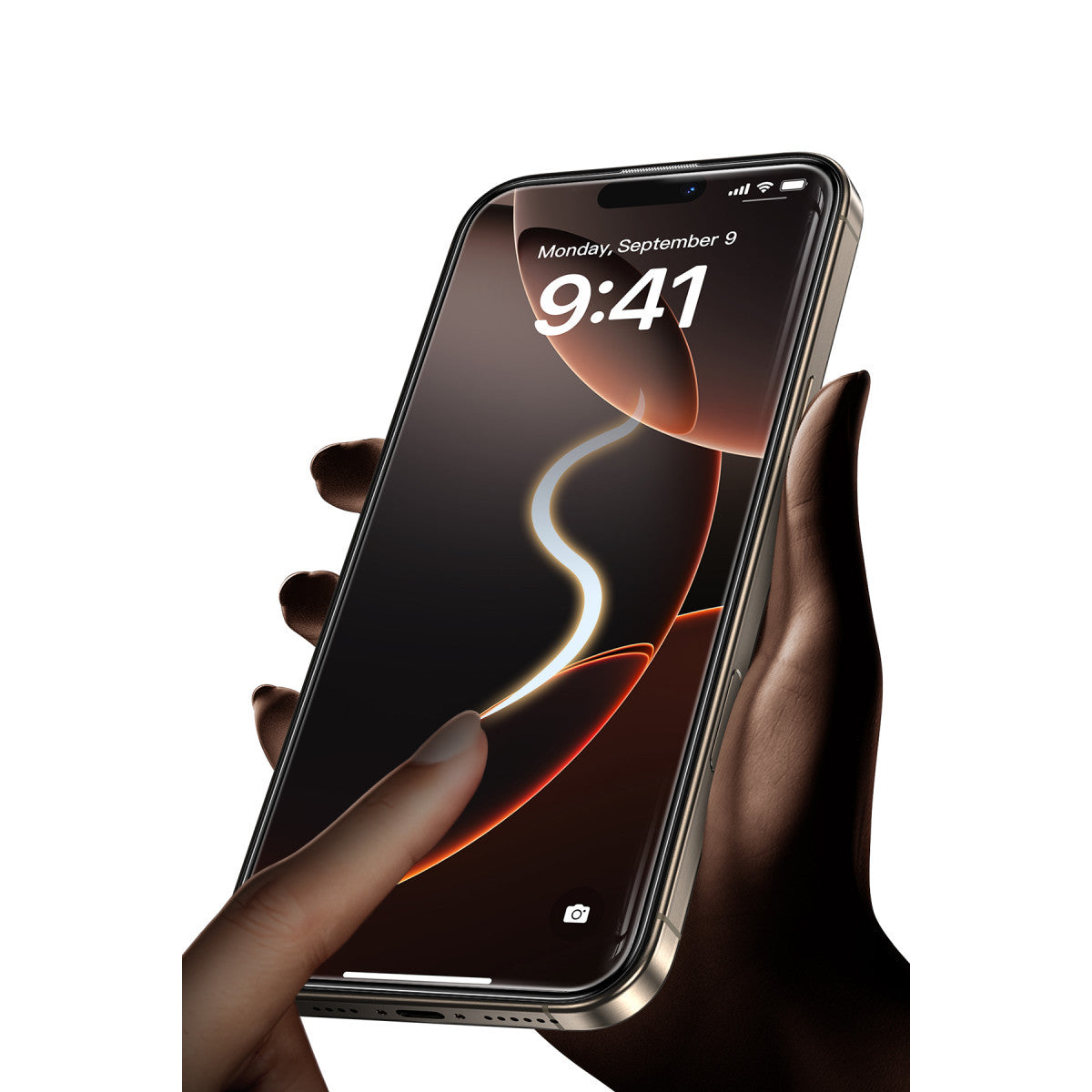 Keephone Apple iPhone 16 Pro Max UltraCurve HD 3D Cam Ekran Koruyucu