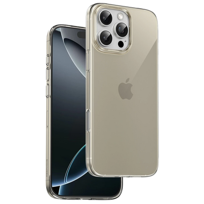 Keephone Apple iPhone 16 Pro Max X-Crystal Slim Kılıf - Natural Titanyum