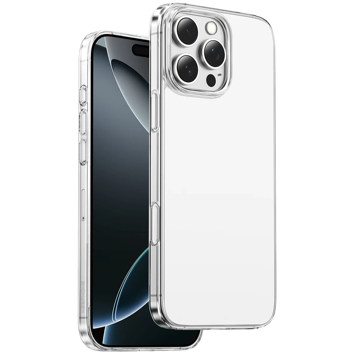 Keephone Apple iPhone 16 Pro Max X-Crystal Slim Kılıf - Şeffaf