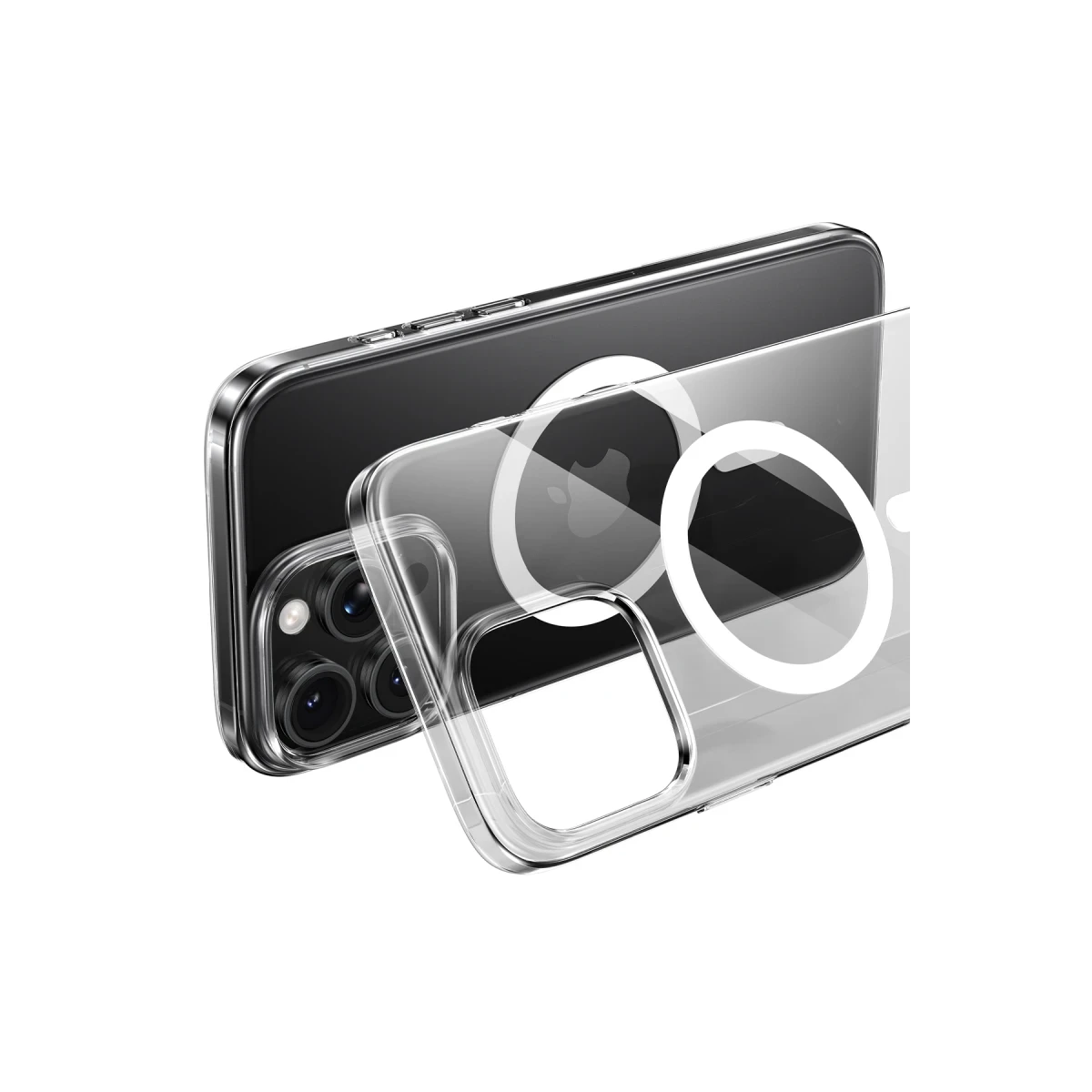 Keephone Apple iPhone 16 Pro Max X-Crystal Slim Magsafe Kılıf - Çöl Titanyum