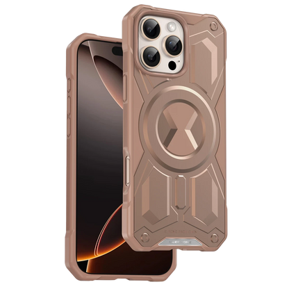 Keephone Apple iPhone 16 Pro Monarch Magsafe Kılıf - Çöl Titanyum