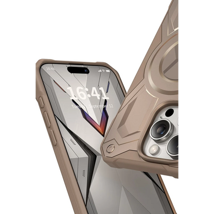 Keephone Apple iPhone 16 Pro Monarch Magsafe Kılıf - Çöl Titanyum