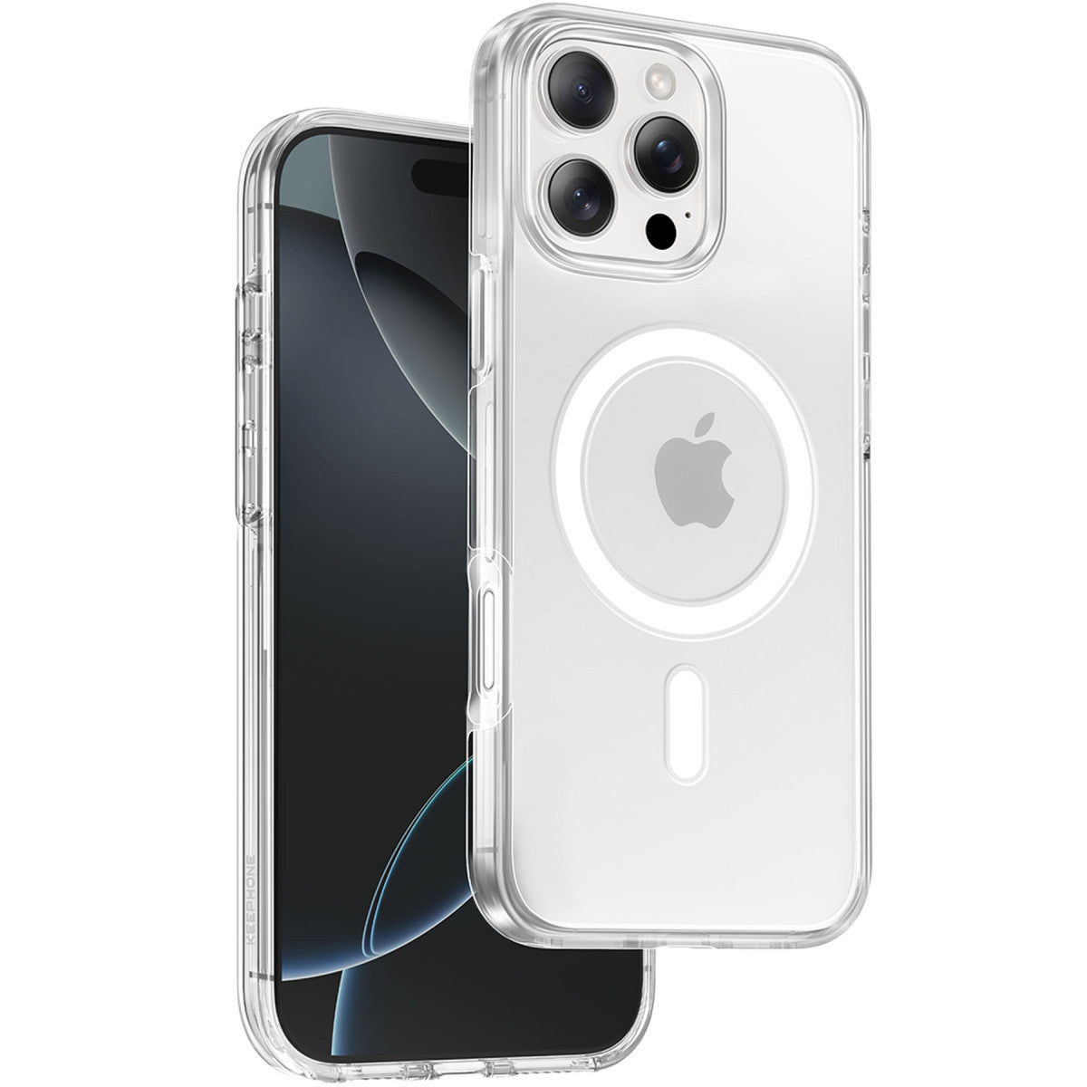 Keephone Apple iPhone 16 Pro Non Yellow Şeffaf Magsafe Kılıf