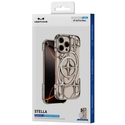 Keephone Apple iPhone 16 Pro Stella Magsafe Kılıf - Beyaz
