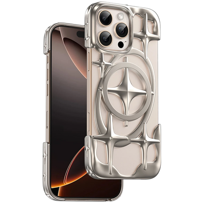 Keephone Apple iPhone 16 Pro Stella Magsafe Kılıf - Gold