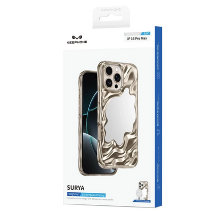 Keephone Apple iPhone 16 Pro Surya Magsafe Kılıf - Gold