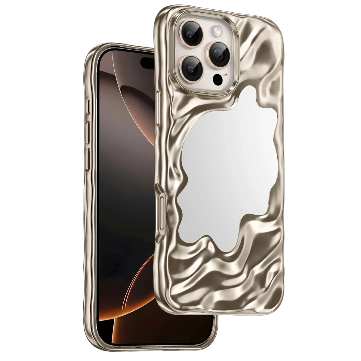 Keephone Apple iPhone 16 Pro Surya Magsafe Kılıf - Gold