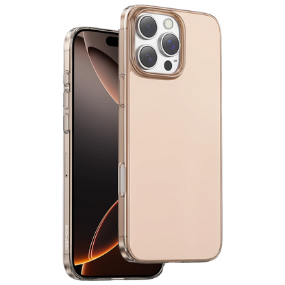 Keephone Apple iPhone 16 Pro X-Crystal Slim Kılıf - Çöl Titanyum