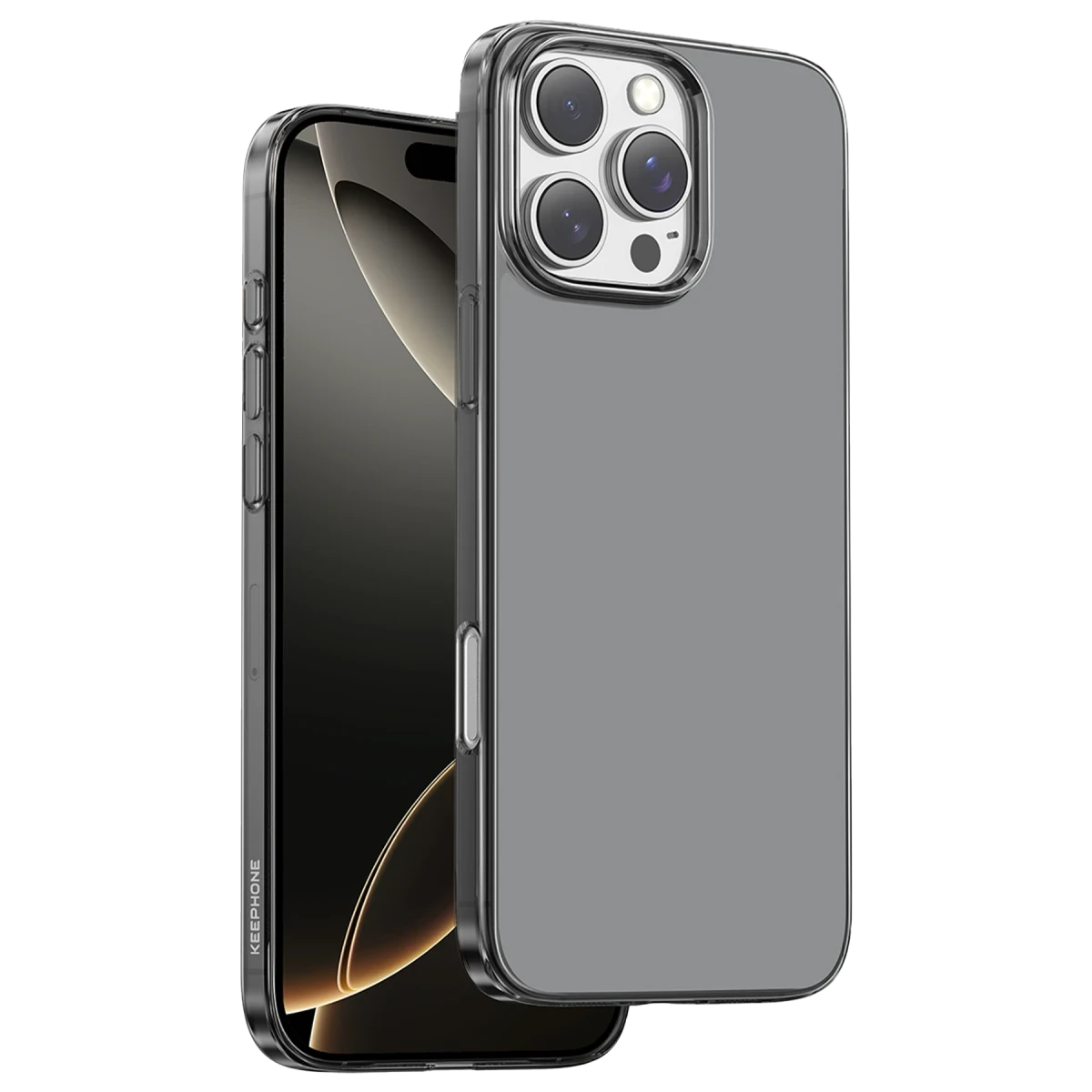 Keephone Apple iPhone 16 Pro X-Crystal Slim Kılıf - Siyah
