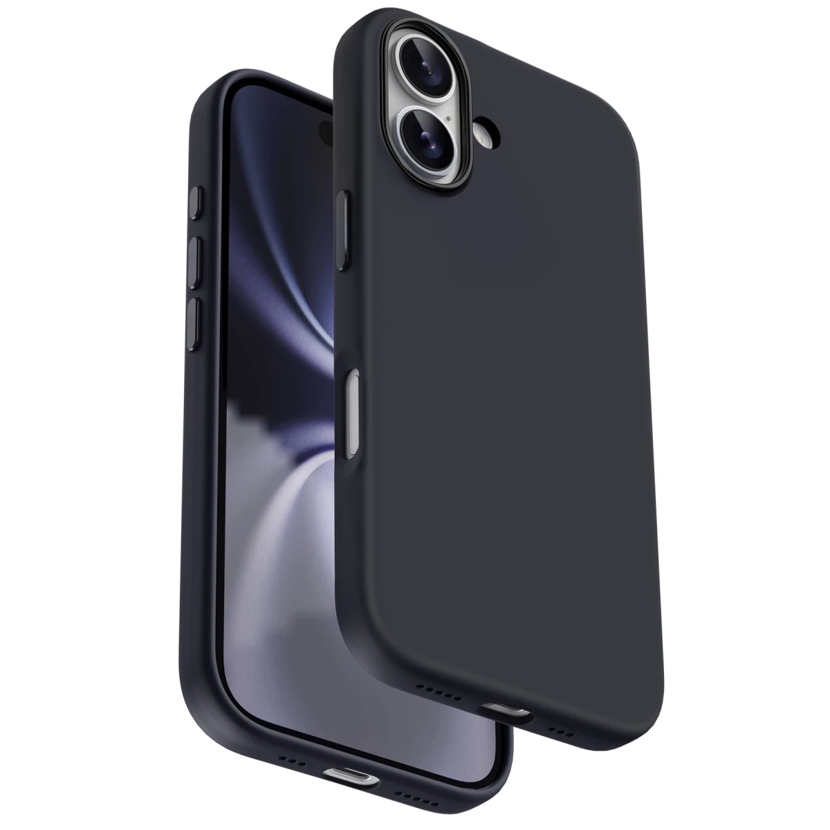 Keephone Apple iPhone 16 Rosana Silikon Kılıf - Siyah