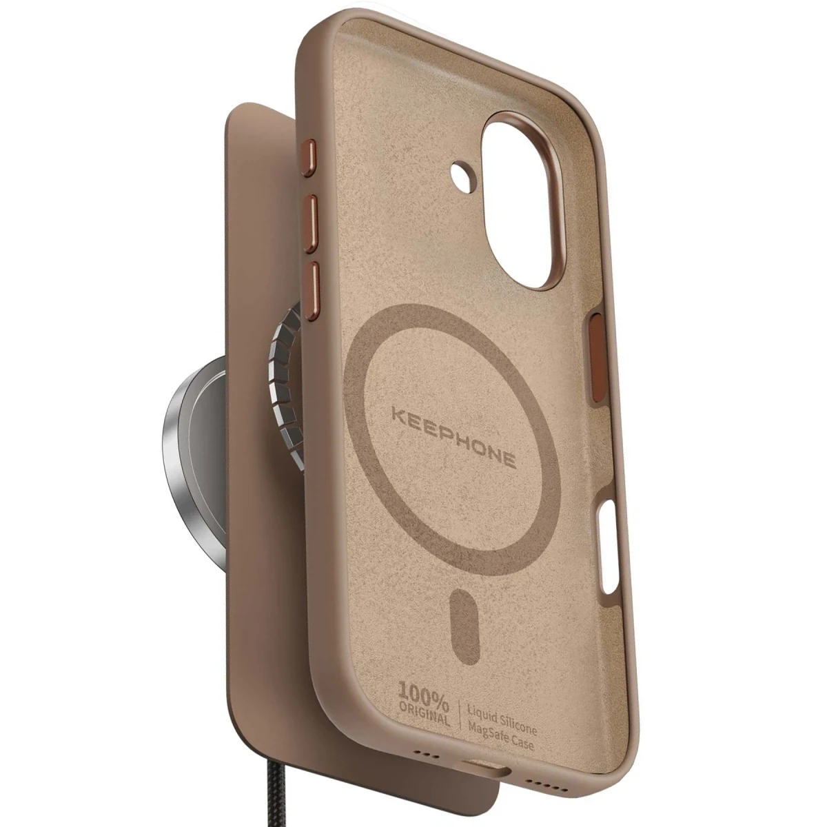Keephone Apple iPhone 16 Rosana Silikon Kılıf - Siyah