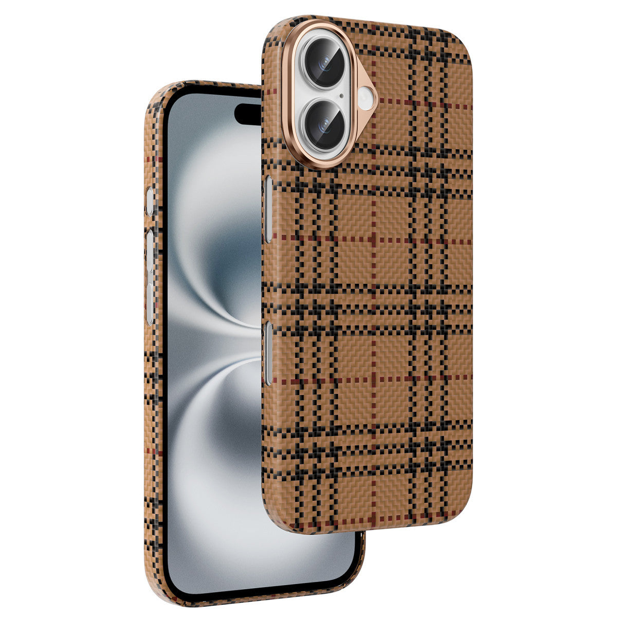 Keephone Apple iPhone 16 Scots Kevlar Magsafe Kılıf