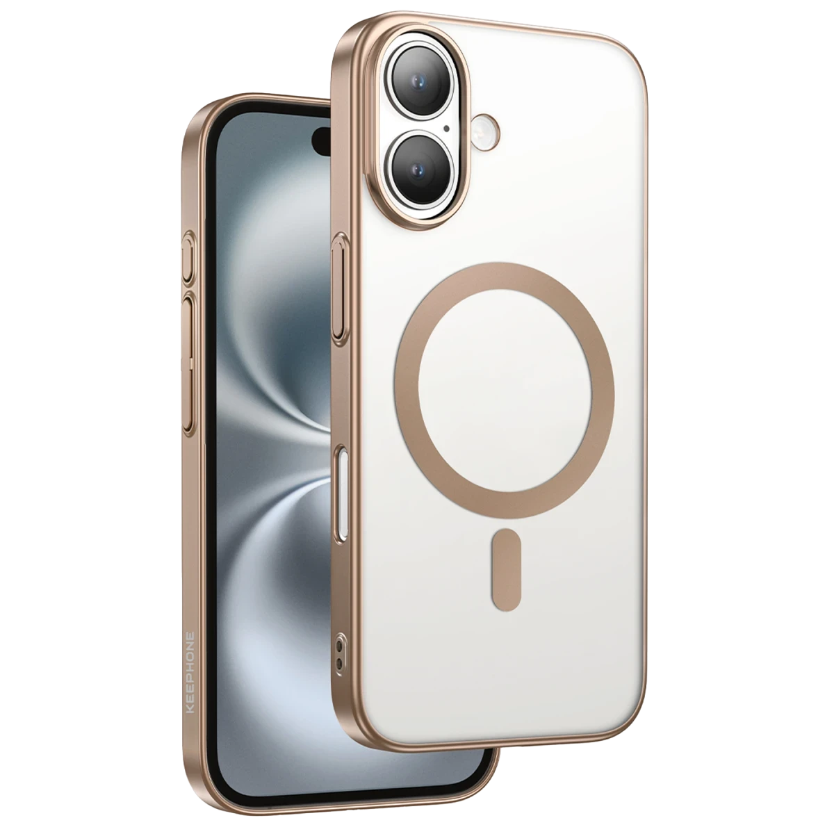 Keephone Apple iPhone 16 Skingrip Magsafe Kılıf - Çöl Titanyum