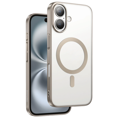 Keephone Apple iPhone 16 Skingrip Magsafe Kılıf - Natural Titanyum