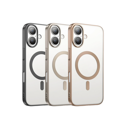 Keephone Apple iPhone 16 Skingrip Magsafe Kılıf - Siyah Titanyum