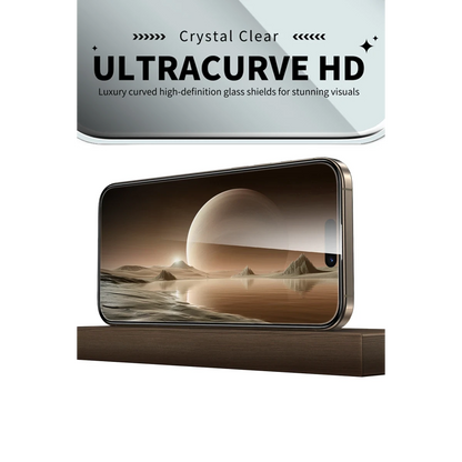 Keephone Apple iPhone 16 UltraCurve HD 3D Cam Ekran Koruyucu - Siyah