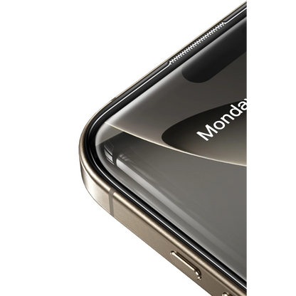 Keephone Apple iPhone 16 UltraCurve HD 3D Cam Ekran Koruyucu - Siyah