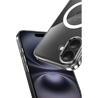 Keephone Apple iPhone 16 X-Crystal Slim Magsafe Kılıf - Şeffaf