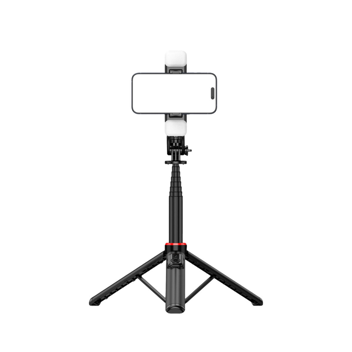 Keephone KP-LA01 Selfy 360 Derece Ayarlanabilir Led Işıklı 133.5cm BT Selfie Çubuğu