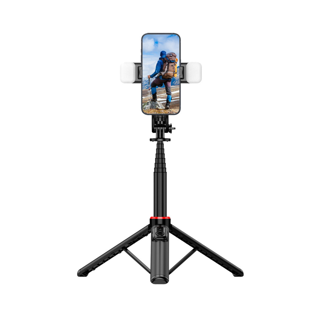Keephone KP-LA01 Selfy 360 Derece Ayarlanabilir Led Işıklı 133.5cm BT Selfie Çubuğu