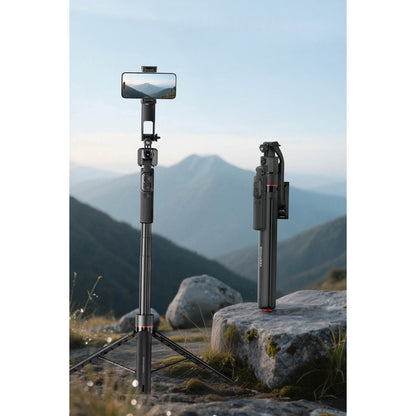 Keephone KP-LA06 BuddyCam 360 Derece AI Auto-Tracking Özellikli BT Selfie Gimbal – Siyah