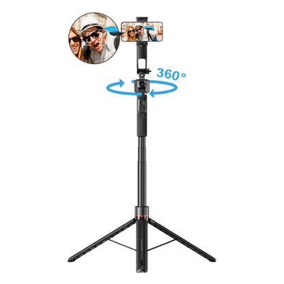 Keephone KP-LA06 BuddyCam 360 Derece AI Auto-Tracking Özellikli BT Selfie Gimbal – Siyah