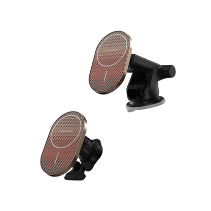 Keephone KPW-081 Kevlar Seanova 2in1 360 Derece Ayarlanabilir 15W Kablosuz Şarj Destekli Manyetik Magsafe Telefon Tutucu