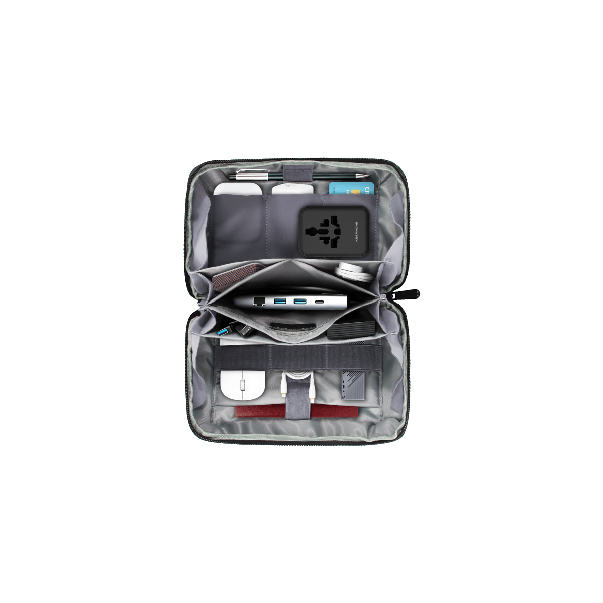 Keephone KP-LB03 Lindy Çok Amaçlı Seyahat Organizer Çantası