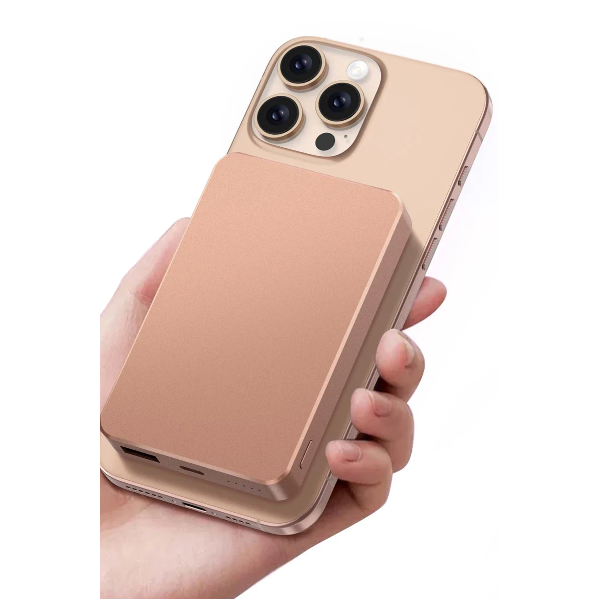 Keephone PB34 Lucci 10.000 mAh 20W Type-C 22.5W USB QC 15W Kablosuz Şarj PD Magsafe Powerbank - Koyu Gri