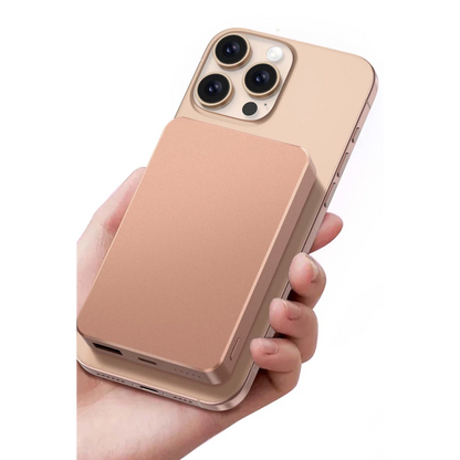 Keephone PB34 Lucci 10.000 mAh 20W Type-C 22.5W USB QC 15W Kablosuz Şarj PD Magsafe Powerbank - Koyu Gri
