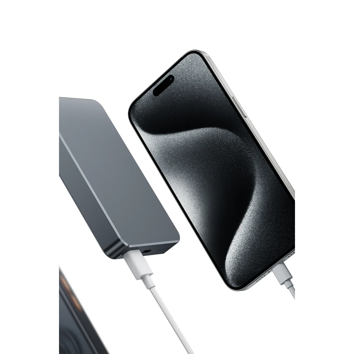 Keephone PB34 Lucci 10.000 mAh 20W Type-C 22.5W USB QC 15W Kablosuz Şarj PD Magsafe Powerbank - Koyu Gri