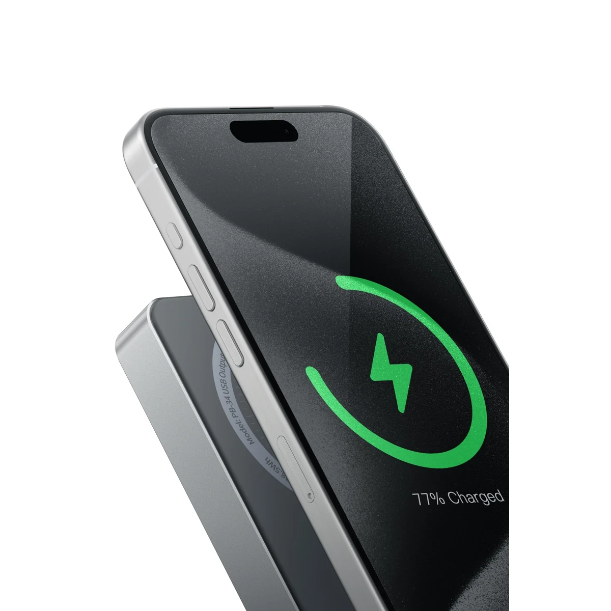 Keephone PB34 Lucci 10.000 mAh 20W Type-C 22.5W USB QC 15W Kablosuz Şarj PD Magsafe Powerbank - Titanyum