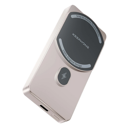 Keephone PB36 MagCube 5.000 mAh Type-C 20W PD Magsafe Destekli Powerbank - Çöl Titanyum