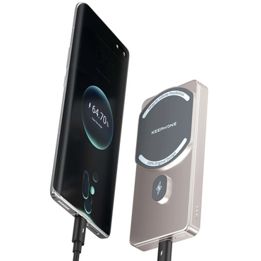Keephone PB36 MagCube 5.000 mAh Type-C 20W PD Magsafe Destekli Powerbank - Titanyum