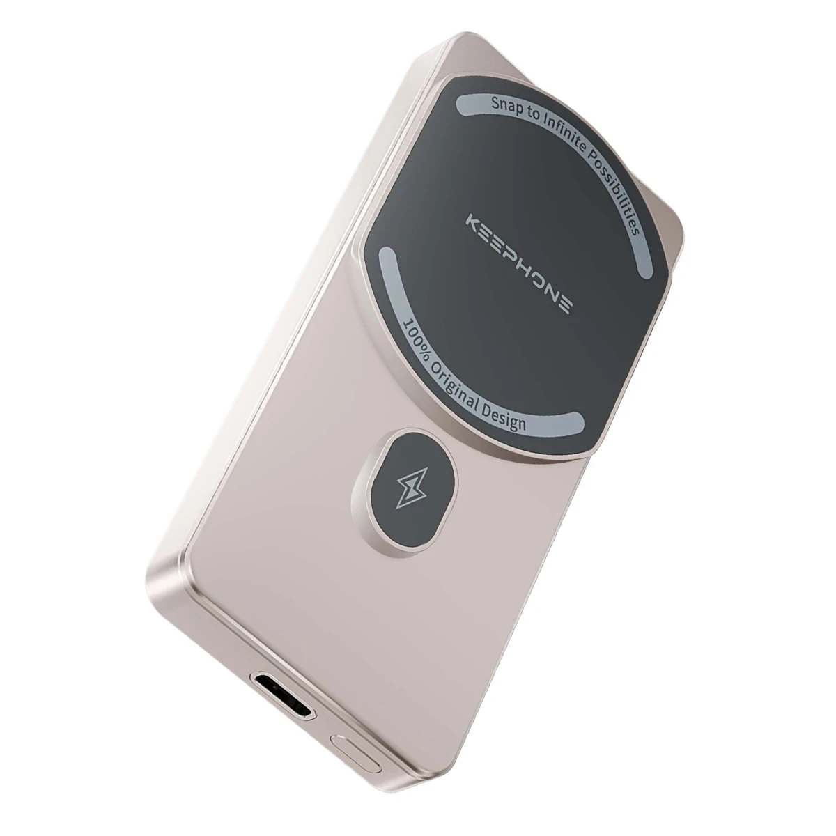 Keephone PB36 MagCube 5.000 mAh Type-C 20W PD Magsafe Destekli Powerbank - Titanyum