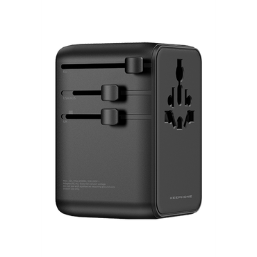Keephone Marco 70W GaN III 70cm Makaralı Type-C Kablolu 6 Portlu Universal Şarj Aleti